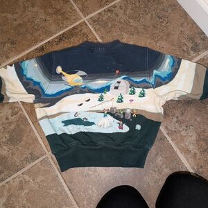 Men's Multicolor Graphic Sweater